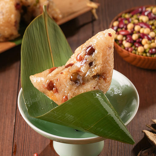 陈皮彩豆粽150g*4个手提袋装甜粽1980烧肉粽端午新品 商品图1