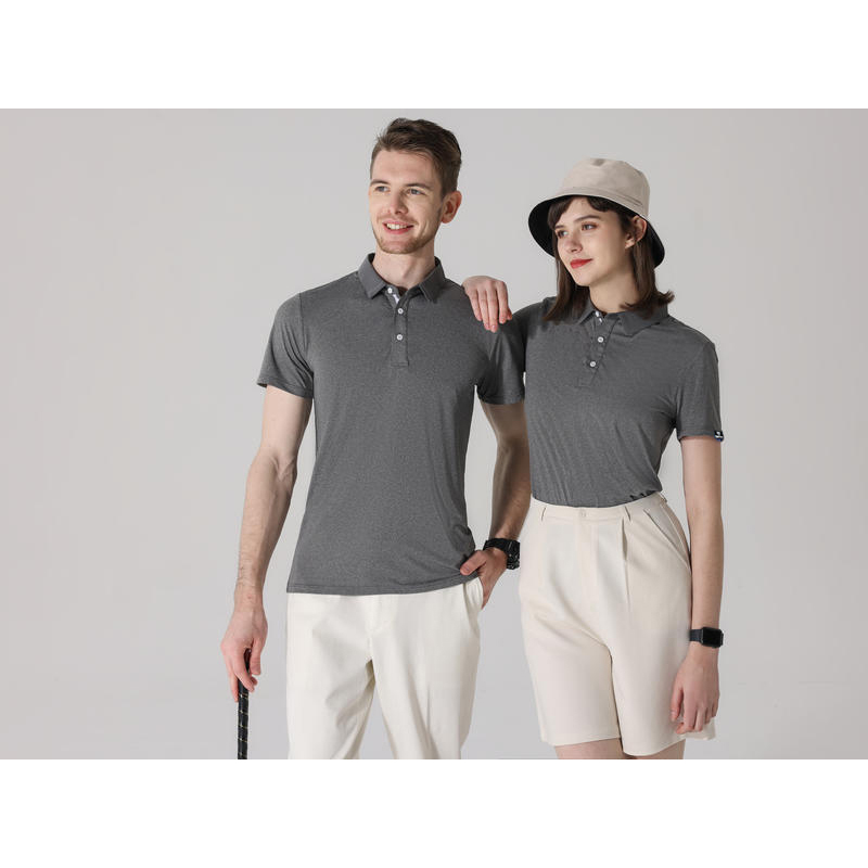 自由基地新款速干polo短袖T恤轻薄透气翻领体恤男女休闲商务文化T NMT-1866