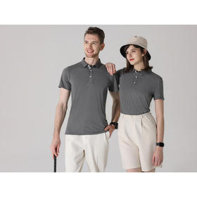 自由基地新款速干polo短袖T恤轻薄透气翻领体恤男女休闲商务文化T NMT-1866