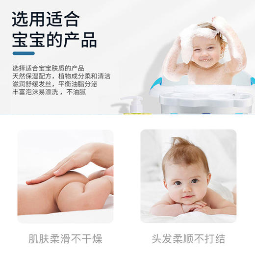 啵乐乐三合一洗发护发沐浴液380gpororo啵乐乐儿童沐浴露洗发水护发素三合一宝宝洗澡滋润保湿 商品图2