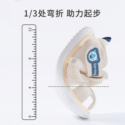 贝贝怡婴儿学步鞋软底防滑夏季新款婴儿鞋子休闲洋气婴童包头凉鞋 商品图9