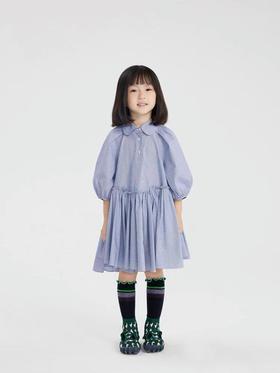 江南布衣  22年夏装新款中袖连衣裙  1M2G40460