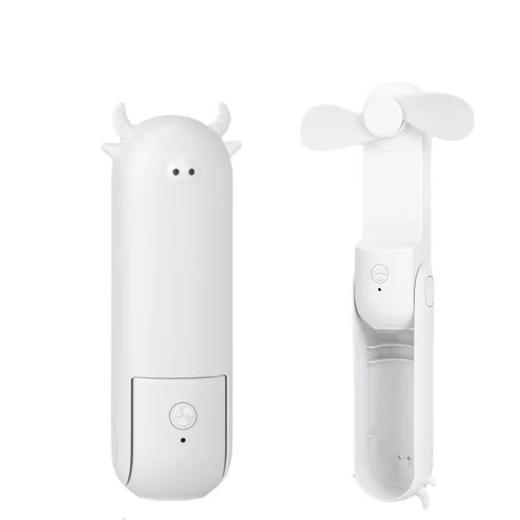 【可伸缩风扇+充电宝】新款小牛折叠收纳风扇 USB手持迷你便携式户外风扇礼品 商品图4