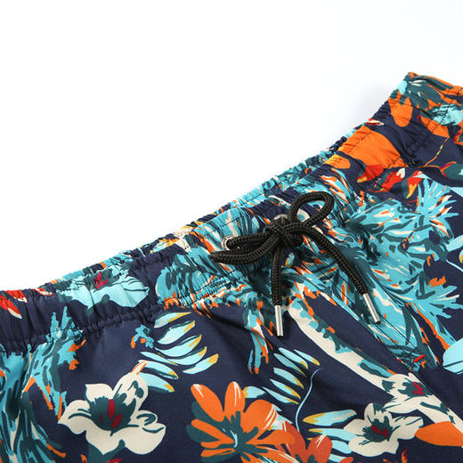 舒雅新款沙滩裤速干宽松印花家居梭织布中裤39/19932P 商品图1