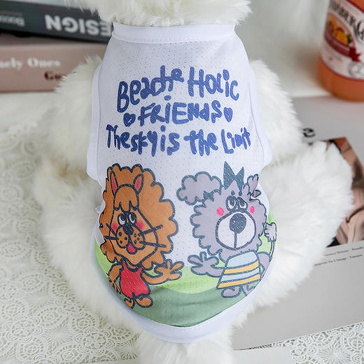 【不起球不变形】狗狗衣服夏装薄款法斗柯基巴哥透气冰丝棉防掉毛宠物背心 商品图8