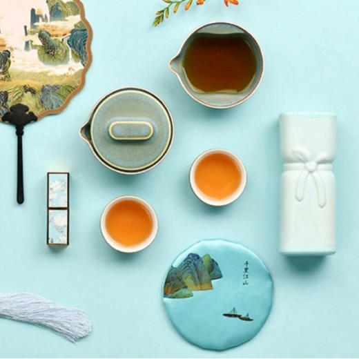 小巨蛋千里江山功夫茶具 商品图2