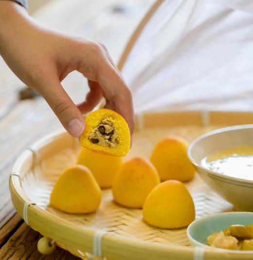 【外婆的味道】小窝头8枚装，加入海藻糖，更低糖低卡，粗粮富含纤维饱腹感，玉米粉搭配栗子粉，口感更香醇 商品图0