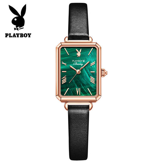 「天猫售价358」花花公子孔雀绿女表礼盒 石英表套装防水女士送妈妈 女朋友手表女表 商品图4