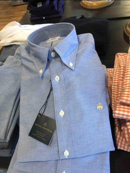 总统御用品牌！Brooks brothers布克兄弟长袖衬衫 纯色系列¥599到手！ 商品图12