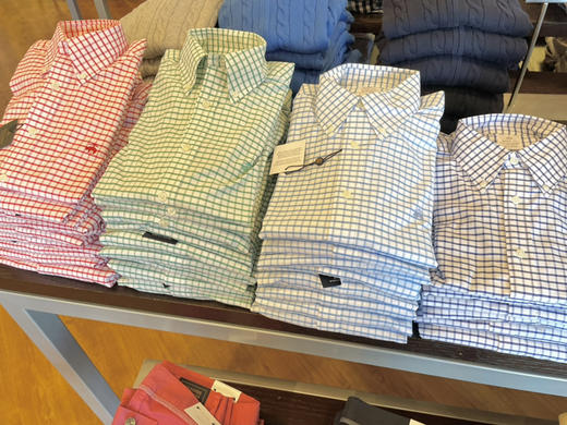 总统御用品牌！Brook brothers布克兄弟男士长袖衬衫 条纹格纹系列¥560到手！ 商品图0