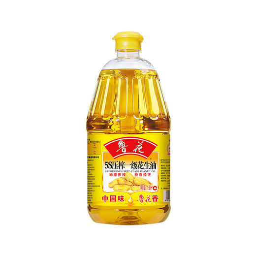 鲁花5s压榨一级花生油 1.8L 商品图0