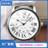 ZF卡地亚 Cartier（伦敦系列）W670101超薄经典款。正品原装开模，釆用9015机芯。SOLO系列腕表完美保留其经典的优雅与卡地亚特征。罗马数字时标，剑形蓝钢指针，男士腕表，精钢表带，密底 商品缩略图0