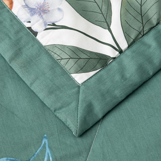 新疆棉被夏凉被  里外纯棉约3.4斤 活性印染不掉色  不结团 不跑偏棉 不空边 商品图2