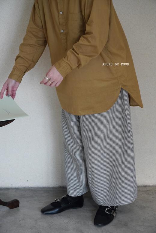 RINEN卡其/白色衬衫 商品图5