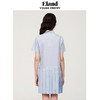 ELAND衣恋褶皱设计衬衣型连衣裙EEOWC25H1C 商品缩略图2