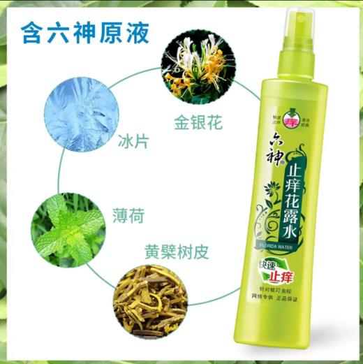 六神喷雾止痒花露水180ml 商品图1