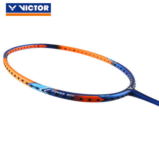 威克多victor羽毛球拍轻高磅全碳素入门级耐用单只拍胜利挑战者维碳纤维进攻型 (4U）铁锤TK-HMR F普鲁士蓝(迅猛进攻） 商品图2