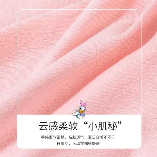 迪士尼夏季新品女童娃娃领可爱短袖连衣裙 商品图3