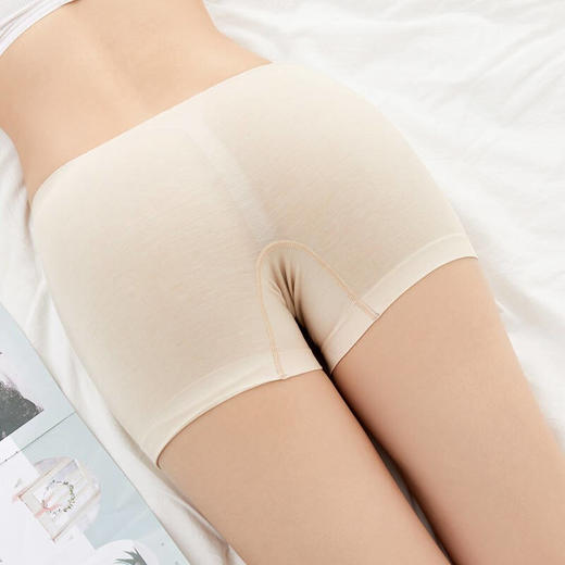 小护士 安全裤女防走光美体透气中腰不卷边短裤打底裤	AQN024 商品图4