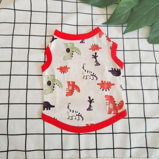 【四季可穿 透气舒适】新款宠物印花背心泰迪小狗狗衣服春夏装小型犬贵宾比熊宠物背心 商品图12