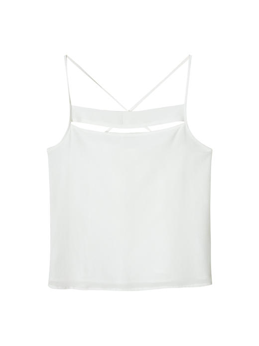 西嘉C+IMPRESS/西嘉【日本进口三醋酸】美背背心女别致后背交叉吊带T2202013
 商品图4