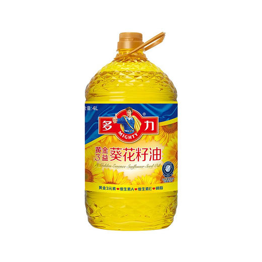 多力黄金3益葵花籽油 4L 商品图0