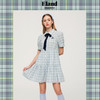 ELAND衣恋街头风格子中长款连衣裙EEOWC25N7B 商品缩略图0