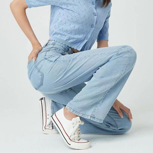 【冷感黑科技冰凉一夏】天丝牛仔裤舒适冰氧感比普通牛仔裤薄4倍轻薄冰爽随身小空调 商品图1