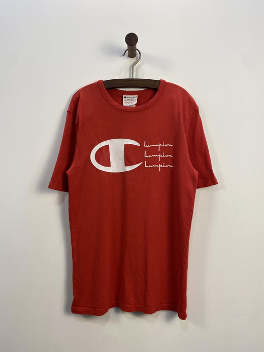90年代 Vintage Champion 冠军 印花+绣花 LOGO 短袖T恤 _SST(S) 商品图1