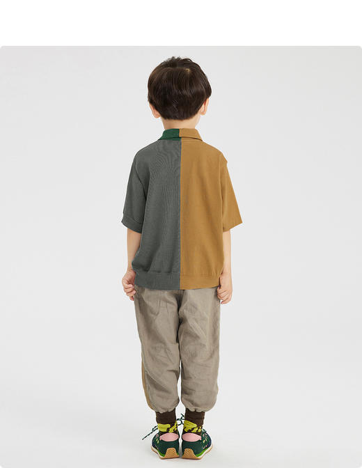 江南布衣  22年夏装新款短袖套头毛衫    1M3313150 商品图3