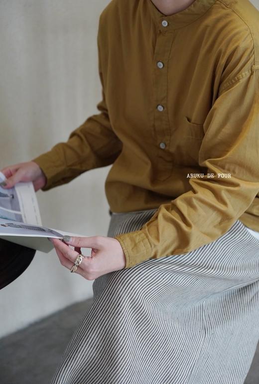 RINEN卡其/白色衬衫 商品图3