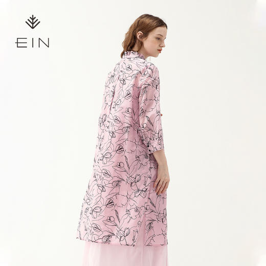 EIN言学院风蝴蝶结衬衫式连衣裙ED0403121 商品图2