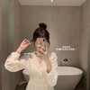 金蘑菇菇【北岛幻想曲】这个春天在等的那条小白裙收腰连衣裙 商品缩略图3
