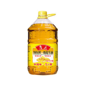 鲁花5s压榨一级花生油 5.436L