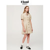 ELAND衣恋女士时尚修身气质衬衣领连衣裙EEOWC25N1C 商品缩略图2