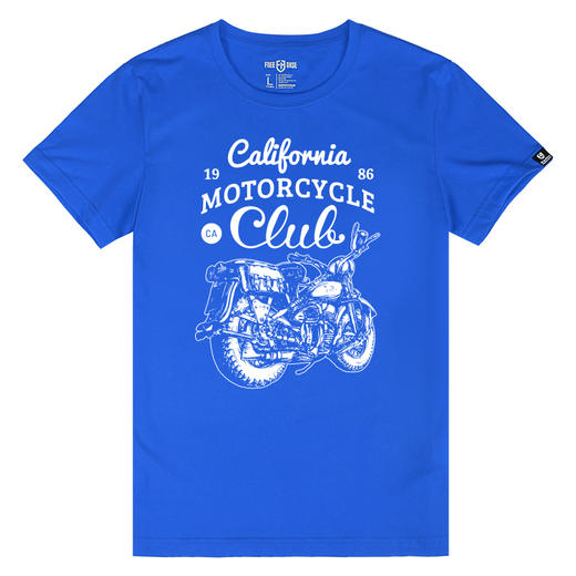 自由基地机车摩托车图案motorcycles美式复古印花潮男圆领半袖T恤 NMT-1860 商品图5