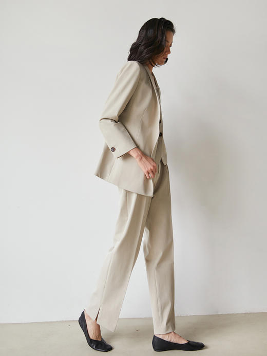 Semplicita | U05 Mae Pants 米色西装裤  商品图1