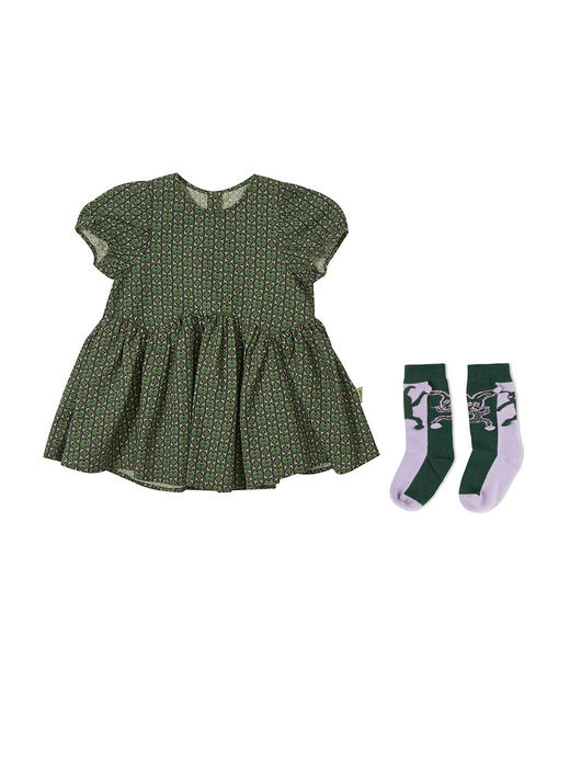 江南布衣 22 年夏装新款  短袖连衣裙  YM3G30900 商品图2