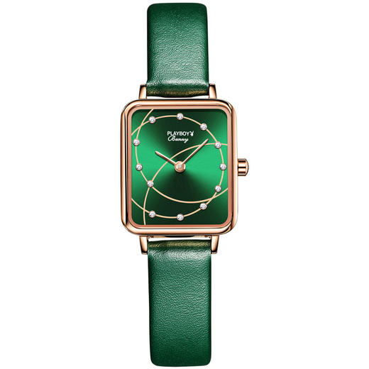 「天猫售价458」PLAYBOY花花公子品牌防水石英表礼盒套装手表女士女表 商品图4