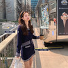 不退不换 断码清仓 金蘑菇菇【南法航海少女】今年偏爱海军风！氧气少女减龄针织半裙 商品缩略图2