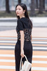 FIVE PLUS2022新款女夏装假两件短袖T恤女宽松字母设计感上衣2WN2021200 商品缩略图2