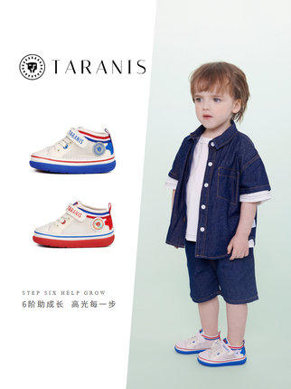泰兰尼斯211夏季新款网布透气学步鞋男童鞋子机能鞋女宝宝婴儿鞋 商品图0