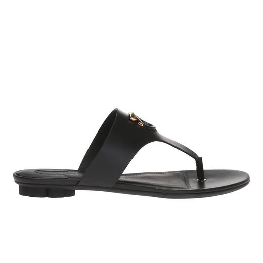 FERRAGAMO 菲拉格慕 女士拖鞋 黑色 684827 商品图0