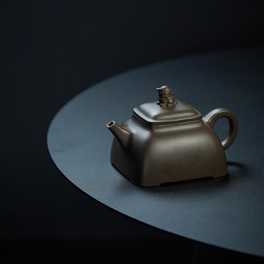 龙德堂陶艺 徐飞制 《青狮》原矿青段 270 cc 商品图2