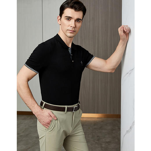 YvesFigarau伊夫·费嘉罗夏季新款舒适透气休闲短袖T恤930870 商品图2