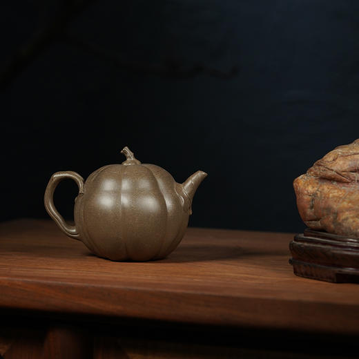 龙德堂陶艺 徐飞制 《甜瓜》原矿青段 360 cc 商品图1