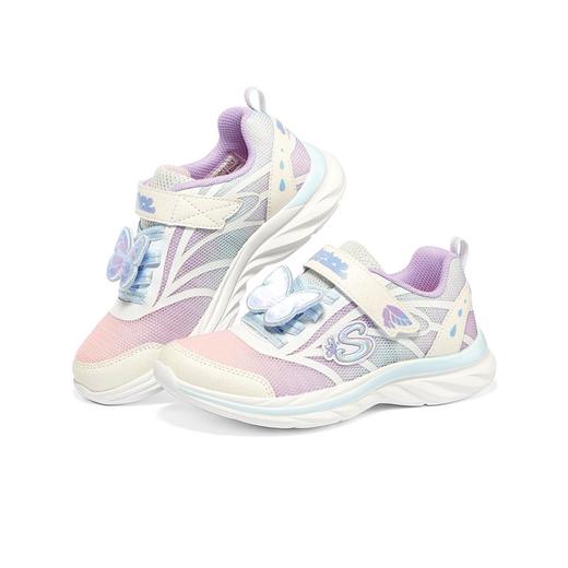 小斯凯奇女童鞋2022春新款梦幻蝴蝶运动鞋302548L 商品图1