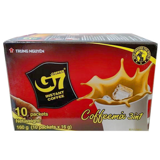 【9.9元/盒】中原G7三合一速溶咖啡160g（0300627） 商品图0