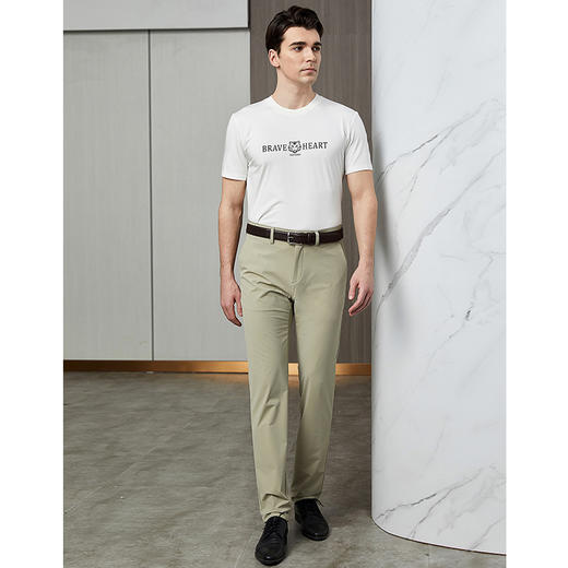 YvesFigarau伊夫·费嘉罗新款夏季男士简约印花舒适透气休闲圆领短袖T恤936850 商品图1