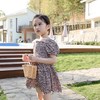 【自然灵动】朱两只儿童泡泡袖碎花裙 商品缩略图3